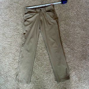 Lululemon ABC Pant Khaki Tan Warpstreme Size 34